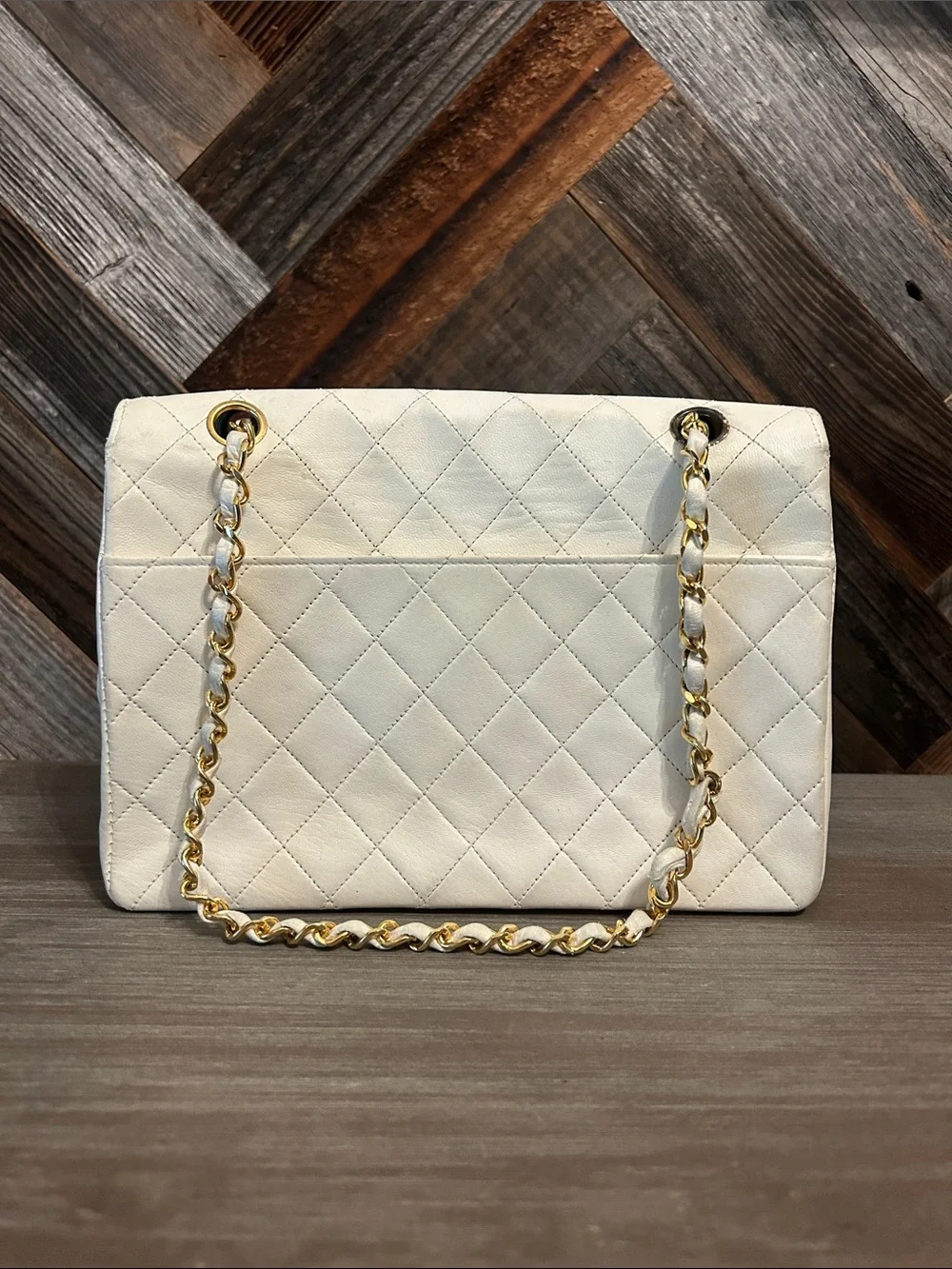 Vintage Chanel Matelasse Turnlock Shoulder Bag